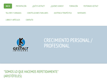 Tablet Screenshot of gestaltintegral.com